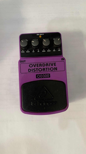 Pedal Overdrive Distortion Behringer Od300