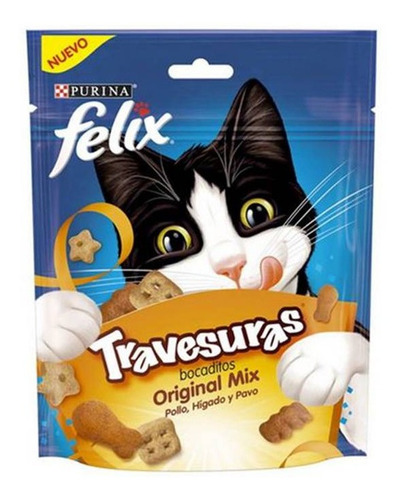Premio Para Gatos Snack Felix Travesuras Original 60gr. Np 