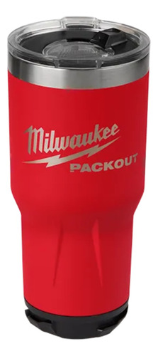 Copo Térmico Quente E Frio 890 Ml Packout Vermelho Milwaukee