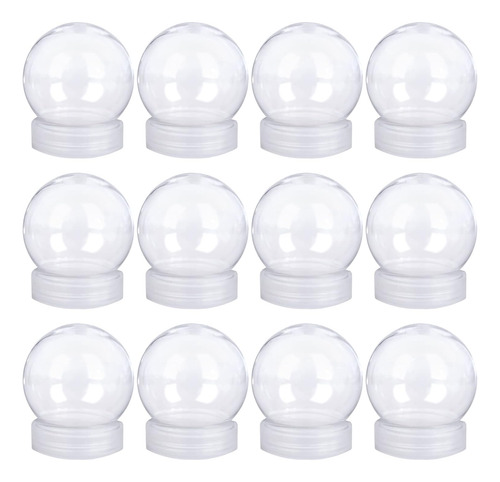 Globo De Nieve Diy Transparente 69 Cm Alto Tapa Atornillable