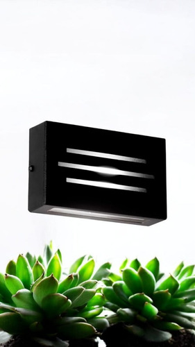 Luz Aplique Bidireccional Con Diseño Negro
