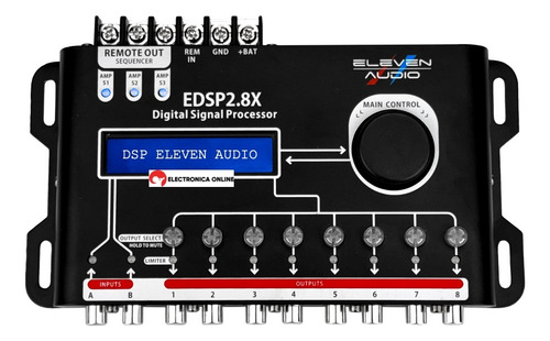Dsp Procesador Digital De Audio Eleven Audio 2.8x 8 Canales