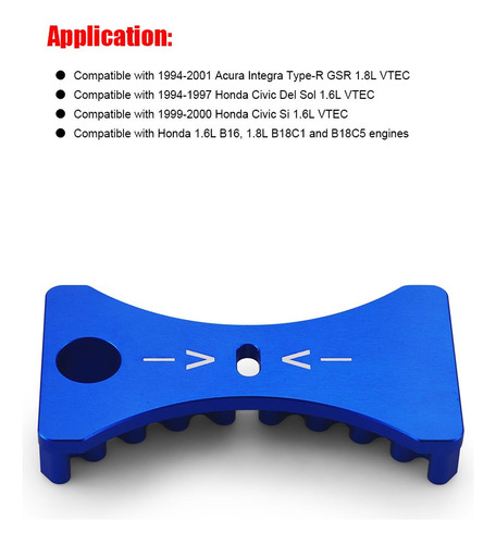 Herramienta De Instalación Blue Cam Gear Lock Para Honda B18