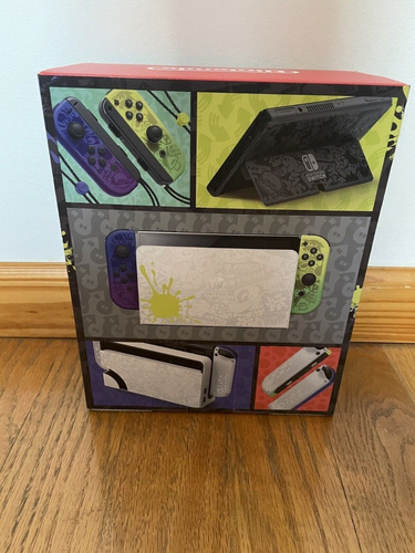 Imagen 2 de 4 de Nintendo Switch Oled Modelo Splatoon 3 Edición Limitada 64gb