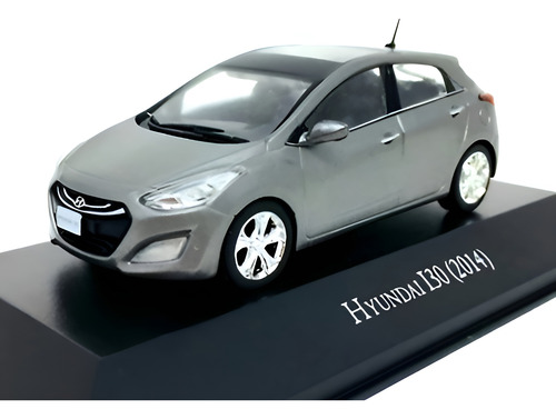 Autos Inolvidables 2014 Hyundai I30 1/43 Hatchback 5 Ptas Gris Oscuro
