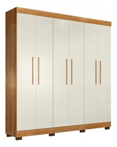 Guarda-roupa Casal Flórida 100% Mdf 6 Portas 4 Gavetas