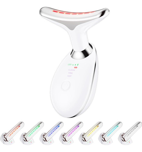 Masajeador Facial Ihelol 7 En 1 Con Vibración Y Calor