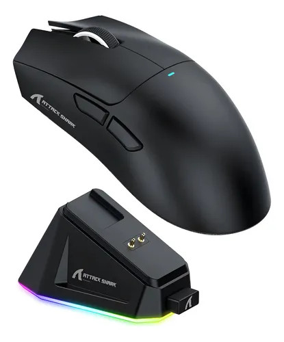 Mouse Gamer X11 Attack Shark Tri Mode 22000dpi Paw3311 Dock Cor P...