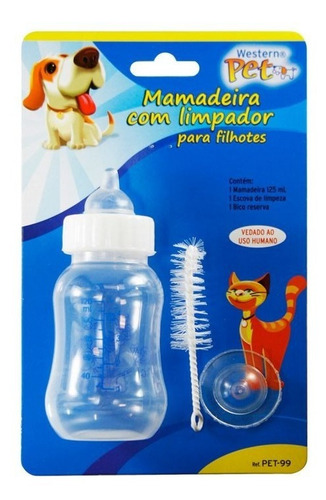 Mamadeira Pet-99 Para Filhotes Cães E Gatos - Leite Ou Água