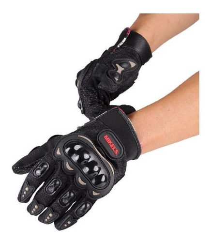 Guantes Para Motociclista De Seguridad ( L ) Mikel's Gprs-l