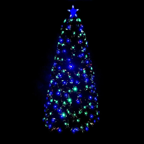 Árbol Navideño Con Fibra Óptica Y Led 90cm - Universo Mágico