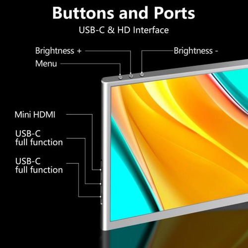 Extensor De Pantalla Triple Para Computadora Portátil Ladomi