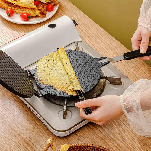 Máquina For Hacer Gofres Con Forma De Huevo, Cono De