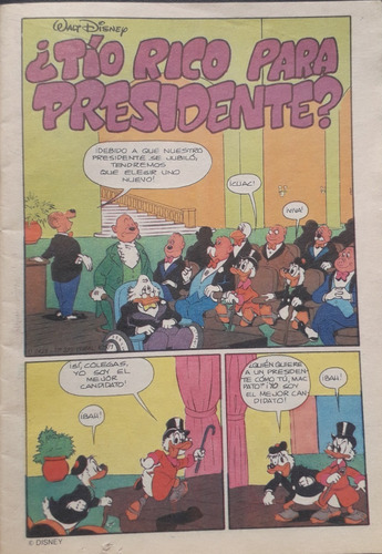 Historieta Tio Rico Nº 105 Editorial Abril Cinco Sa (Usado)