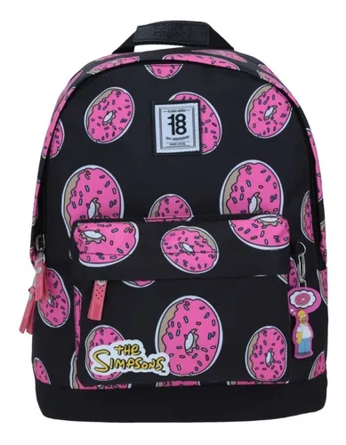Mochila Escolar L nea 1818 The Simpsons Donas Porta Tablet