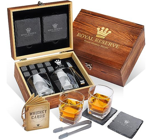 Set De Regalo De Piedras De Whisky Por Royal Reserve