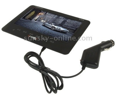 Monitor Vehiculo Tft Lcd Color 5 Soporte Seguridad