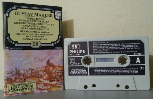 Casete Gustave Mahler 1986 España