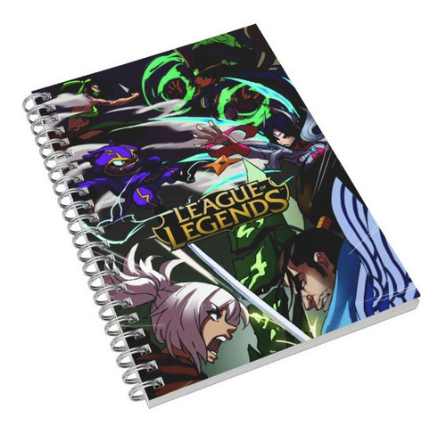 League Of Legends Video Juegos Libreta De Dibujo Pasta Dura
