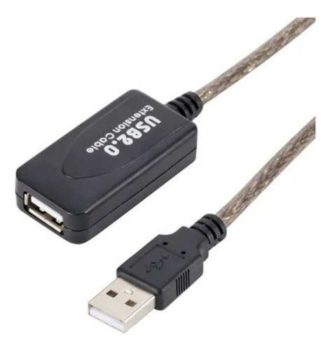 Cabo Extensor Usb 2.0 Ativo Amplificado 10m Macho Fêmea