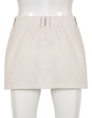 Shaoke Faldas Estilo Cargo De Calle, Minifaldas Con