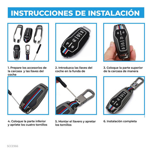 Funda Carcasa Llave Control Lincoln Mkz 2013 A 2016