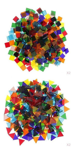 640g Clear Glass Mosaic Handicraft Making