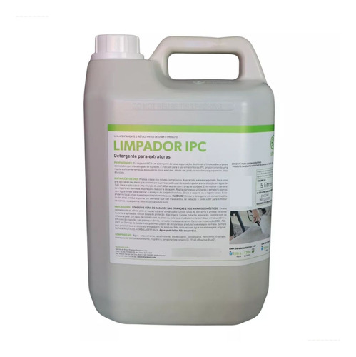 Limpador Ipc Detergente Para Extratoras 5l Ipc