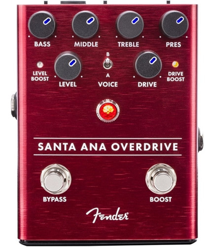 Imagen 2 de 2 de Fender Santa Ana Ovedrive Pedal Guitarra