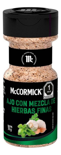6 Pza Ajo Mccormick Con Mezcla De Hierbas Finas 70 G