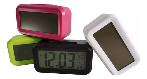 Reloj Digital Despertador Temperatura Alarma Fecha Led Mesa