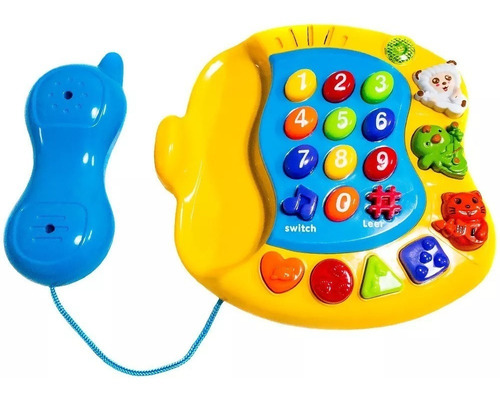 Telefono Juguete Con Sonidos Y Melodias Para Bebé