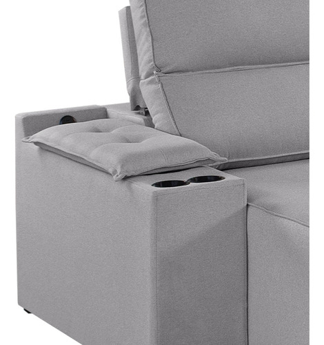 Sofá Retrátil E Reclinável 4 Lugares 230cm M180 Yescasa