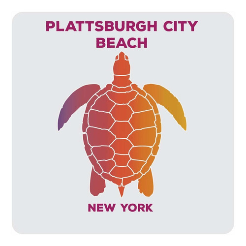 Plattsburgh City Beach Recuerdo Nueva York Posavaso 4