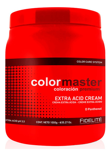 Fidelite Colormaster Mascara Baño Crema Extra Acida 1000 G