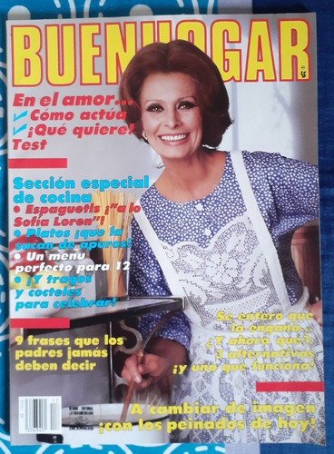 Revista Buenhogar Sofía Loren 1986