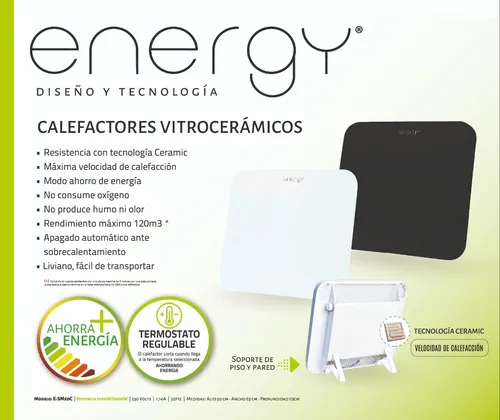 Panel calefactor ceramico energy safe hot sale