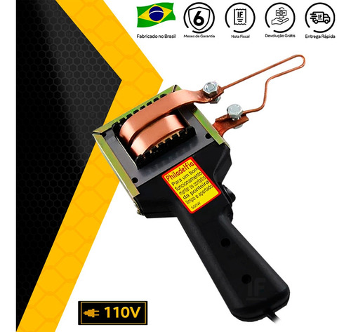 Ferro Solda Pistola Estanho Profissional 550w 110v