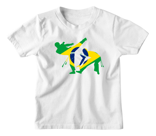 Camiseta Infantil Capoeira Luta Brasil