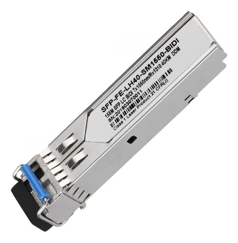 Módulo Óptico Transceptor Sfp-fe Lh40-sm1550-bidi 40km