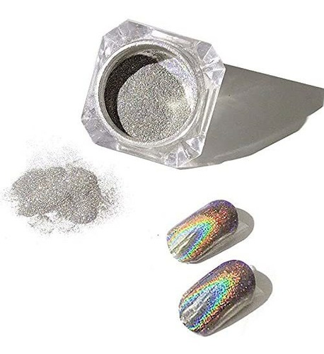 Polvo De Uñas Holográfico Láser 1g  Rainbow Chrome 