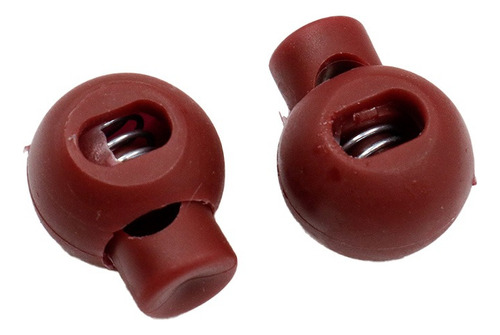 Tanca Esferica Para Cordones Snaps X 200 Unidades 022 Bordo