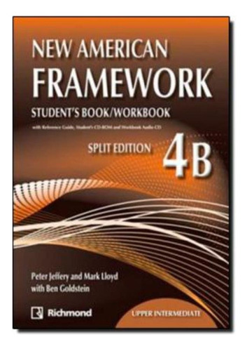 New American Framework -student´s Book With Cd + Dvd - 4b: New American Framework 4b Sb With Cd + Dvd, De Richmond. Editora Richmond Didatica Uk (moderna), Capa Mole Em Inglês