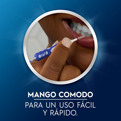 Interdental Mini, Oral B Expert Remueve Placa Bacteriana Y Restos, 10 Unidades
