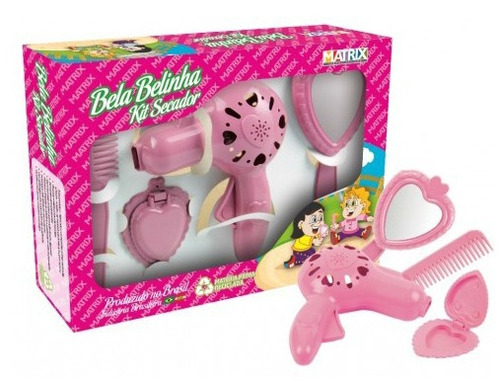 Kit Secador Infantil Bela Belinha - Brinquedos