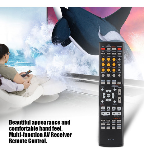 Controle Remoto De Substituição Para Denon Av Receiver Rc-11