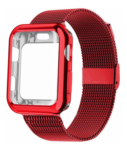 Pulseira Milanese Aço Para Smart Watch 38 40 42 44 Magnetico
