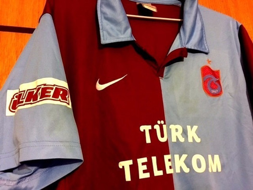 Camisa Trabzonspor Da Turquia 2009/10 Colman #20 Rara