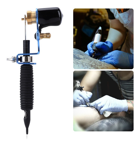 Imagen 3 de 9 de Kit De Tatuaje Máquina De Tatuaje Fuerte Pistola Del Motor