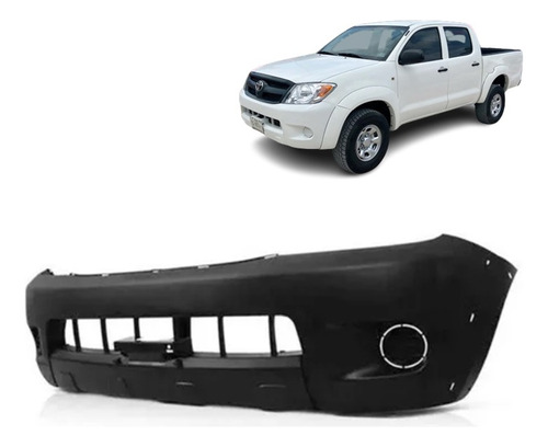 Parachoque Delantero Para Toyota Hilux 2005/2007 C/tapabarro